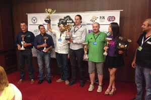 Premiazioni gara Ecorally in Bulgaria