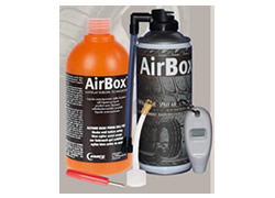 Airbox kit riparazione gomme in caso di foratura